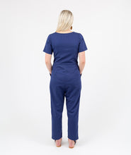 Load image into Gallery viewer, Aviator Jumpsuit Navy by Holi Boli
